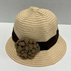 Toucan Women’s Toyo Straw Hat with Crotchet Detailing